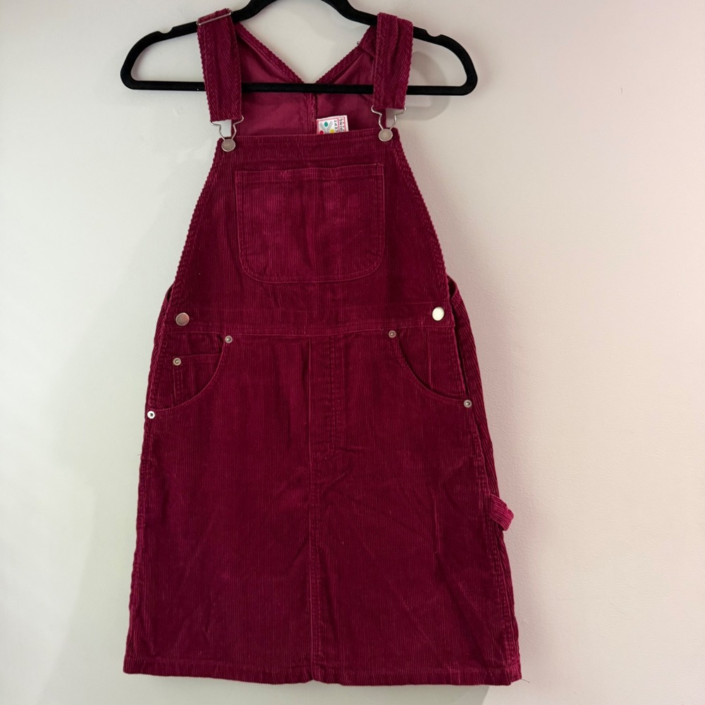 Concept clothing company
Corduroy Pinafore Dress in Deep Berry